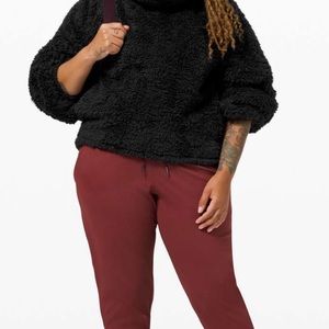 Lululemon Warm Restore Sherpa Pullover Black